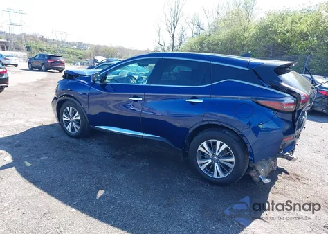 2022 Nissan Murano S Intelligent Awd from USA, damaged, VIN 5N1AZ2AS0NC117407